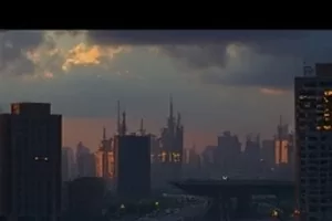 公路剧情片《慢船向北》江面货船远航